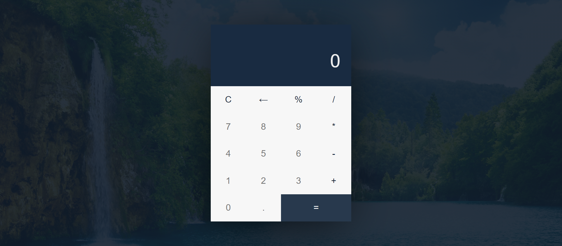 calculator js app