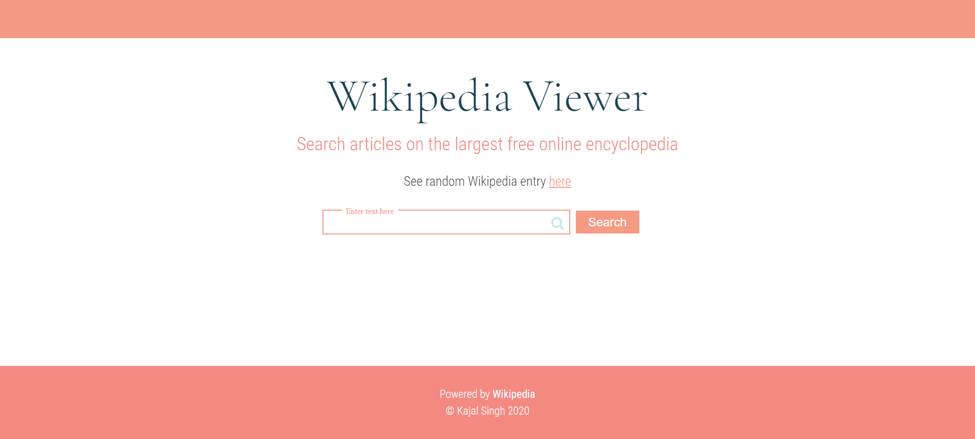 wikipedia viewer app